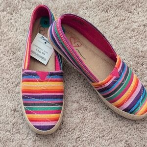 Colorful Striped Espadrilles